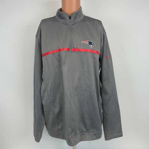Nike Golf New England Patriots Tour Performance Therma Fit Sweatshirt NFL XL - Picture 2 of 4